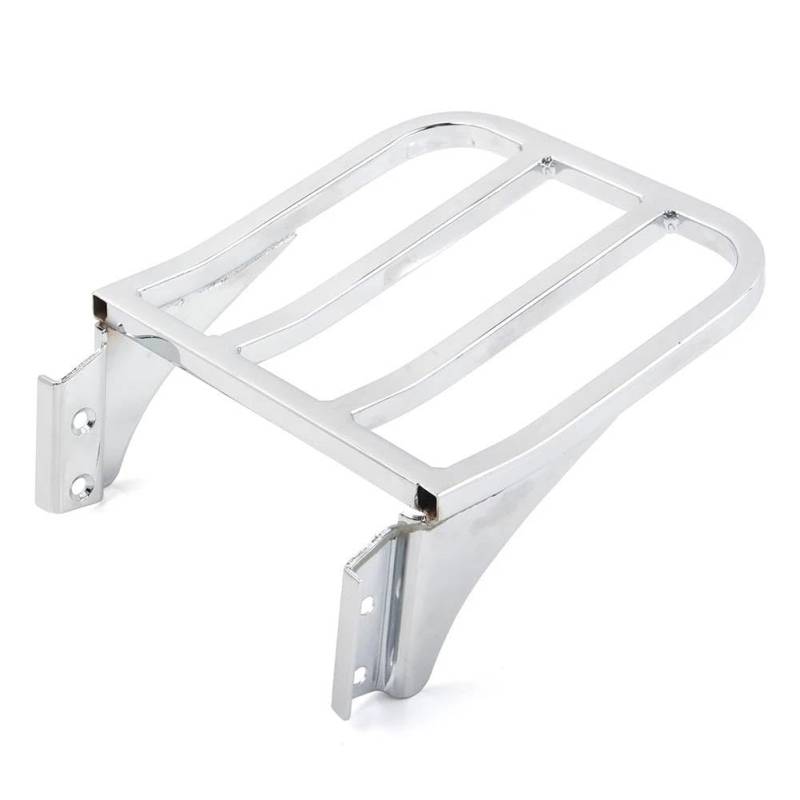Gepäckträger hinten Motorrad Stahl Sissy Bar Rückenlehne Gepäckträger Rückenlehne Für Sportster XL 883 1200 2004-2017 Schwarz/Chrom Motorrad Heck Rack Halterung(Chrome) von SQRHDF