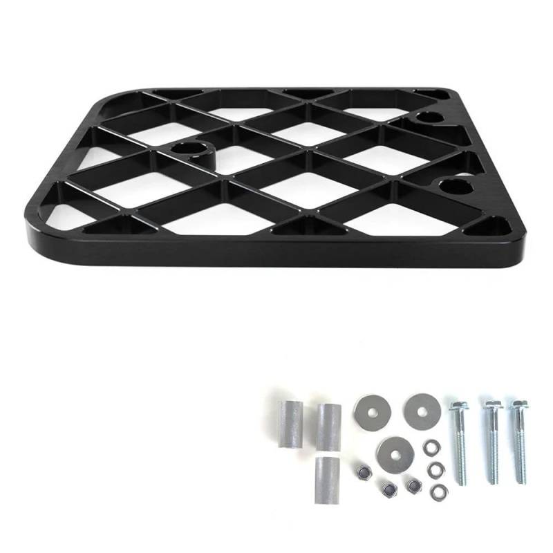 Gepäckträger hinten Rack Mount Rückenlehne Regal Halter Für TW200 1987-2021 2022 2023 2024 Motorrad Gepäck Halter Halterung Motorrad Heck Rack Halterung(Schwarz) von SQRHDF