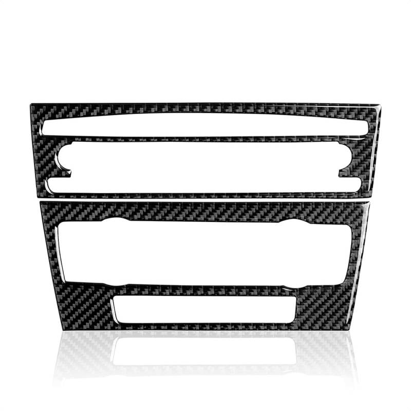 Lenkrad Abdeckung Aufkleber Auto-CD-Bedienkonsolen-Panel-Aufkleber Aus Kohlefaser, Zierabdeckung Für 3er E90 E92 E93 2005-2012 Zubehör Fenster Schalter Trim Aufkleber von SQRHDF