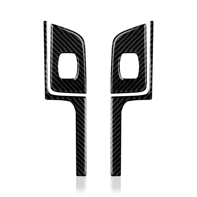 Lenkrad Abdeckung Aufkleber Auto-Heckfensterheberschalter, Kohlefaser-Aufkleber, Zieraufkleber Für Chevy Für Silverado Für GMC Für Sierra 1500 2014–2018 Fenster Schalter Trim Aufkleber(A) von SQRHDF