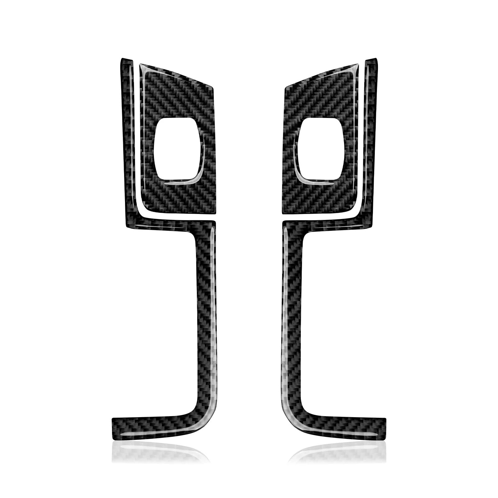 Lenkrad Abdeckung Aufkleber Auto-Heckfensterheberschalter, Kohlefaser-Aufkleber, Zieraufkleber Für Chevy Für Silverado Für GMC Für Sierra 1500 2014–2018 Fenster Schalter Trim Aufkleber(B) von SQRHDF