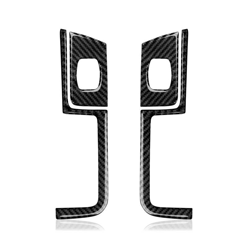 Lenkrad Abdeckung Aufkleber Auto-Heckfensterheberschalter, Kohlefaser-Aufkleber, Zieraufkleber Für Chevy Für Silverado Für GMC Für Sierra 1500 2014–2018 Fenster Schalter Trim Aufkleber(B) von SQRHDF
