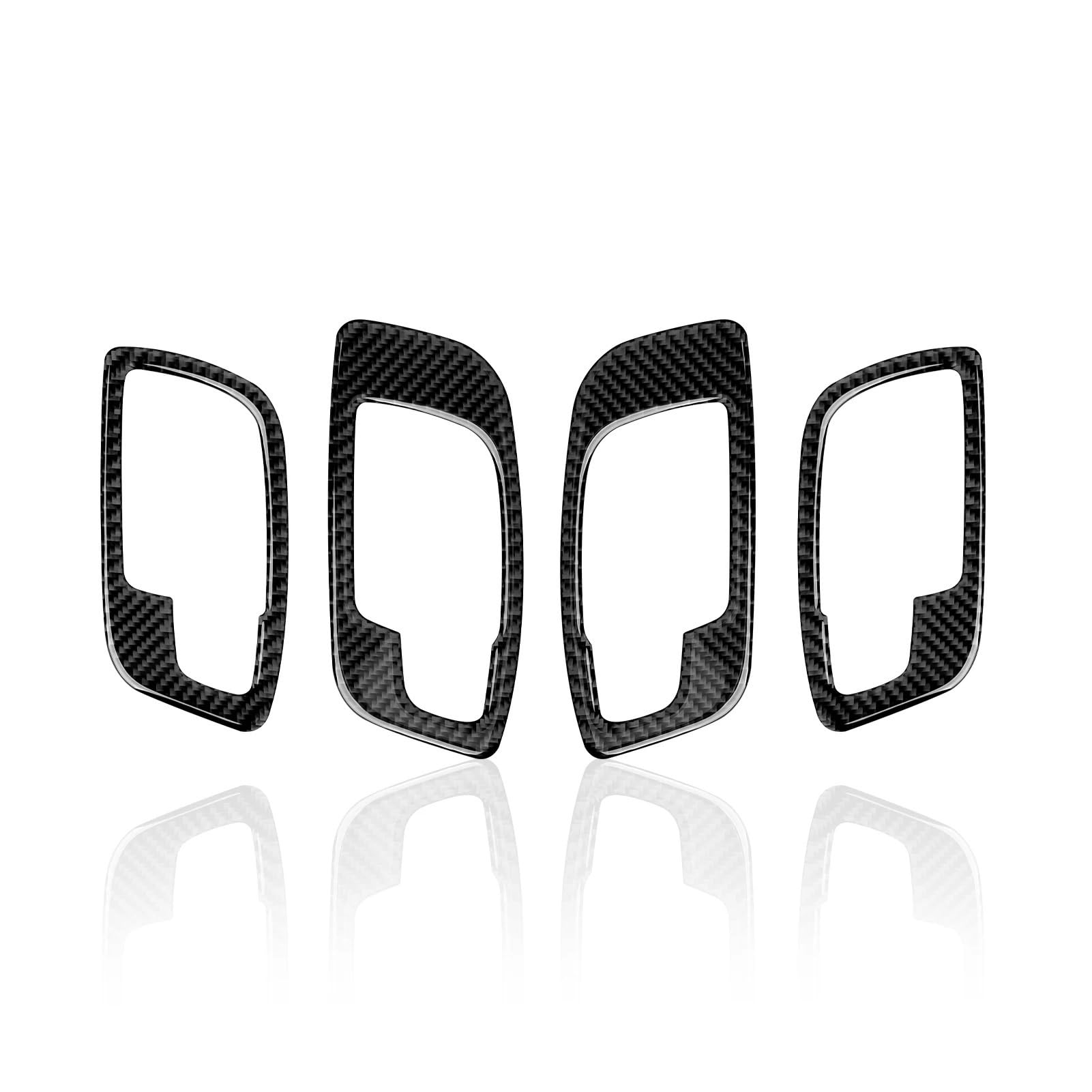 Lenkrad Abdeckung Aufkleber Auto-Innentürgriff-Schüsselabdeckung, Verkleidung, Aufkleber, für Dodge für Charger 2021–2011, für Chrysler 300 2015–2021 Fenster Schalter Trim Aufkleber(A) von SQRHDF
