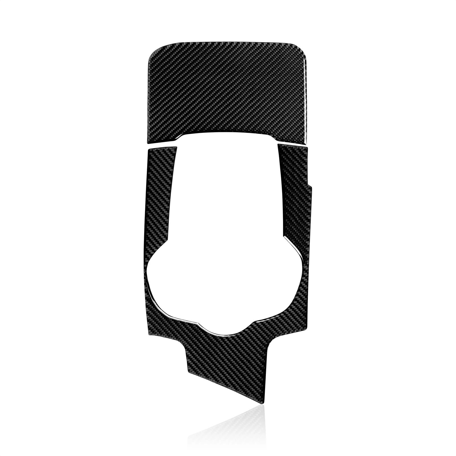 Lenkrad Abdeckung Aufkleber Auto-Schalthebelabdeckungsaufkleber Aus Kohlefaser, Mittelkonsolenverkleidung Für Alfa Für Romeo Für Giulia 952 2017–2019 Fenster Schalter Trim Aufkleber(RHD BLACK) von SQRHDF
