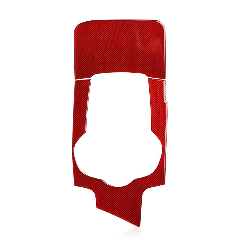 Lenkrad Abdeckung Aufkleber Auto-Schalthebelabdeckungsaufkleber Aus Kohlefaser, Mittelkonsolenverkleidung Für Alfa Für Romeo Für Giulia 952 2017–2019 Fenster Schalter Trim Aufkleber(RHD RED) von SQRHDF