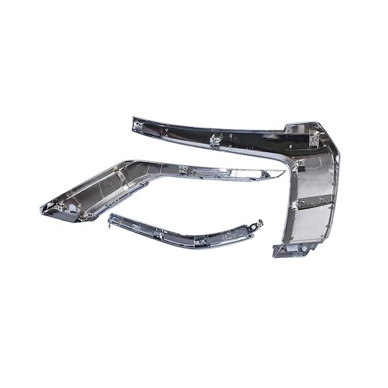 Lenkrad Abdeckung Aufkleber Chrom-Zierleiste Für Die Vordere Stoßstange Für Mitsubishi Für Outlander 2016–2019, Dekoration Der Nebelscheinwerferabdeckung, 3 Stück Links Fenster Schalter Trim Aufkleber von SQRHDF