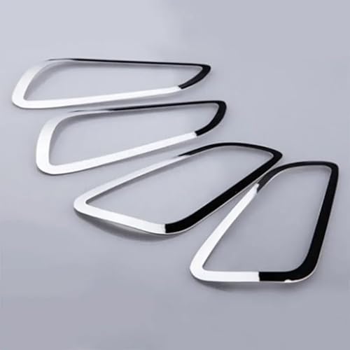 Lenkrad Abdeckung Aufkleber Edelstahl-Innentürgriff-Panel-Kreis-Dekorations-Trimmaufkleber Für Ford Für Focus 3 MK3 2012–2017 Zubehör Fenster Schalter Trim Aufkleber(12-14) von SQRHDF