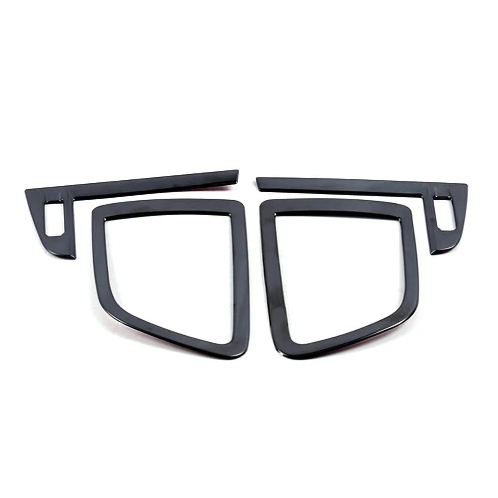 Lenkrad Abdeckung Aufkleber Für Koleos 2017-2020 Center Konsole Klimaanlage AC Outlet Vent Rahmen Abdeckung Trim Fenster Schalter Trim Aufkleber(Black A and B) von SQRHDF