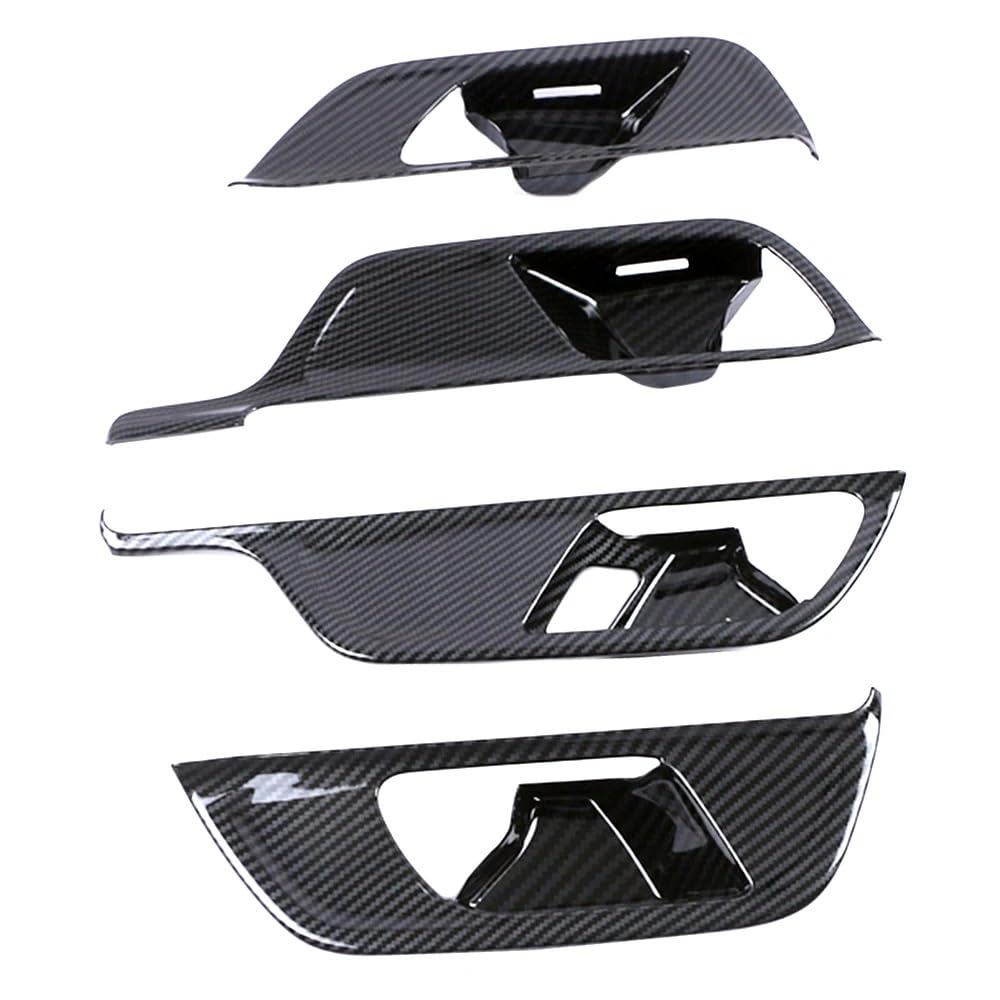 Lenkrad Abdeckung Aufkleber Für Mercedes Für Benz B GLA GLB Klasse W247 H247 X247 Auto Teil Carbon Fiber Refit Innen Tür Griff Panel Rahmen Trim Fenster Schalter Trim Aufkleber(Kohlefaser Farb) von SQRHDF