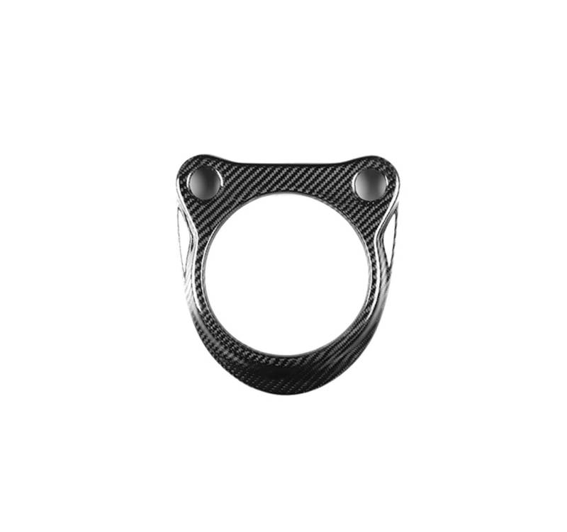 Lenkrad Abdeckung Aufkleber Für Nissan 370Z Z34 2009-2019 Real Dry Carbon Fiber Schalthebel Panel Abdeckung Trim Auto Innen Dekoration Zubehör Fenster Schalter Trim Aufkleber(Black Carbon Fiber) von SQRHDF