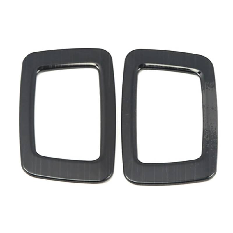 Lenkrad Abdeckung Aufkleber Für Volvo XC60 2018-2022 Hinten Lesen Licht Lampe Abdeckung Protektoren Molding Trim Edelstahl Auto Zubehör Aufkleber Fenster Schalter Trim Aufkleber(Schwarz) von SQRHDF