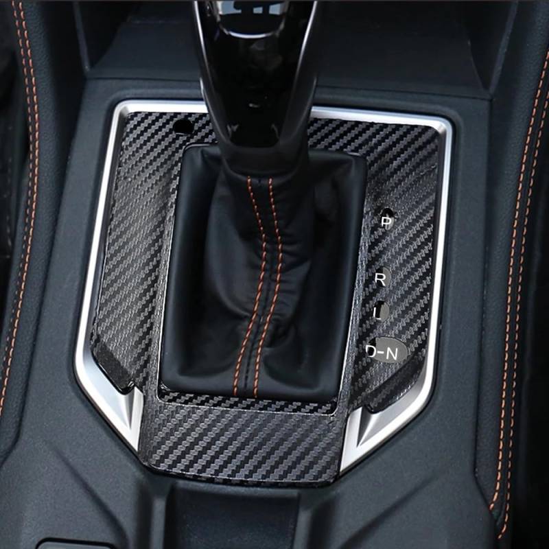 Zentrale Dashboard Dekoration Auto Carbon Fiber Zentrale Steuerung Shift Panel Dekor Aufkleber Auto Innen Für Subaru XV Für Crosstrek GT 2018-2021 Lenkrad Abdeckung Aufkleber(For Right-hand Drive) von SQTGJJJ