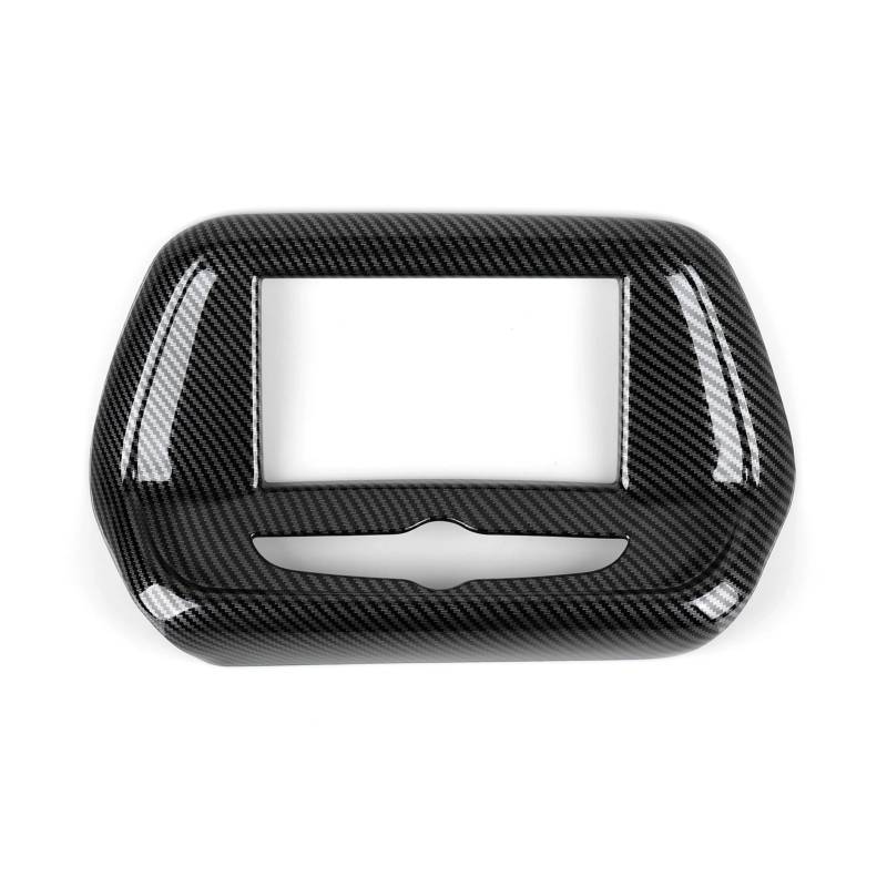 Zentrale Dashboard Dekoration Auto Center Control Panel Aufkleber Abdeckung ABS Carbon Faser Aufkleber Innen Trim Für Chevy Für Camaro ZL1 2016-2024 Lenkrad Abdeckung Aufkleber(A) von SQTGJJJ