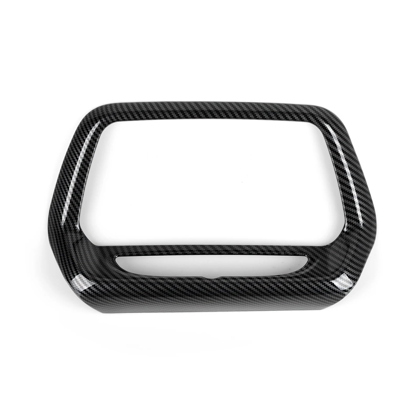Zentrale Dashboard Dekoration Auto Center Control Panel Aufkleber Abdeckung ABS Carbon Faser Aufkleber Innen Trim Für Chevy Für Camaro ZL1 2016-2024 Lenkrad Abdeckung Aufkleber(B) von SQTGJJJ