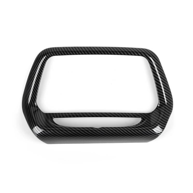 Zentrale Dashboard Dekoration Auto Center Control Panel Aufkleber Abdeckung ABS Carbon Faser Aufkleber Innen Trim Für Chevy Für Camaro ZL1 2016-2024 Lenkrad Abdeckung Aufkleber(B) von SQTGJJJ
