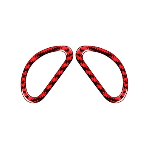 Zentrale Dashboard Dekoration Auto Innen Dashboard Instrument Panel Air Outlet Vent Rahmen Dekoration Aufkleber Für Ford Für Mustang 2001-2004 Teile Lenkrad Abdeckung Aufkleber(Rot) von SQTGJJJ
