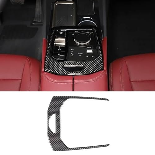 Zentrale Dashboard Dekoration Für 5 Series G60 2024+ Carbon Fiber Interior Kit Armaturenbrett Konsole Gangschaltung Panel Dekoration Abdeckung Aufkleber Lenkrad Abdeckung Aufkleber(1) von SQTGJJJ