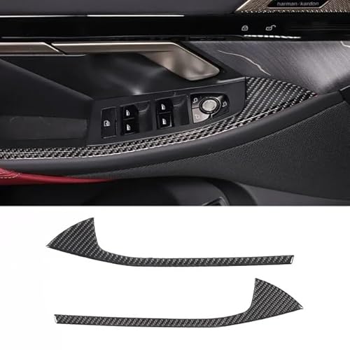 Zentrale Dashboard Dekoration Für 5 Series G60 2024+ Carbon Fiber Interior Kit Armaturenbrett Konsole Gangschaltung Panel Dekoration Abdeckung Aufkleber Lenkrad Abdeckung Aufkleber(13) von SQTGJJJ