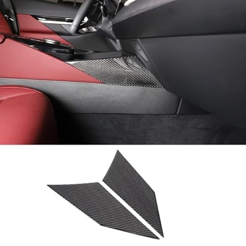 Zentrale Dashboard Dekoration Für 5 Series G60 2024+ Carbon Fiber Interior Kit Armaturenbrett Konsole Gangschaltung Panel Dekoration Abdeckung Aufkleber Lenkrad Abdeckung Aufkleber(2) von SQTGJJJ