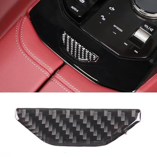 Zentrale Dashboard Dekoration Für 5 Series G60 2024+ Carbon Fiber Interior Kit Armaturenbrett Konsole Gangschaltung Panel Dekoration Abdeckung Aufkleber Lenkrad Abdeckung Aufkleber(3) von SQTGJJJ