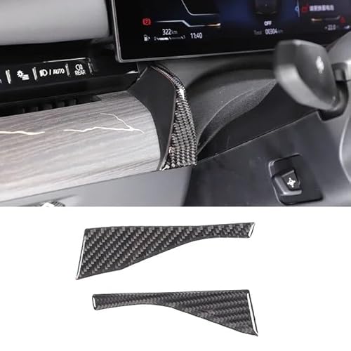 Zentrale Dashboard Dekoration Für 5 Series G60 2024+ Carbon Fiber Interior Kit Armaturenbrett Konsole Gangschaltung Panel Dekoration Abdeckung Aufkleber Lenkrad Abdeckung Aufkleber(6) von SQTGJJJ