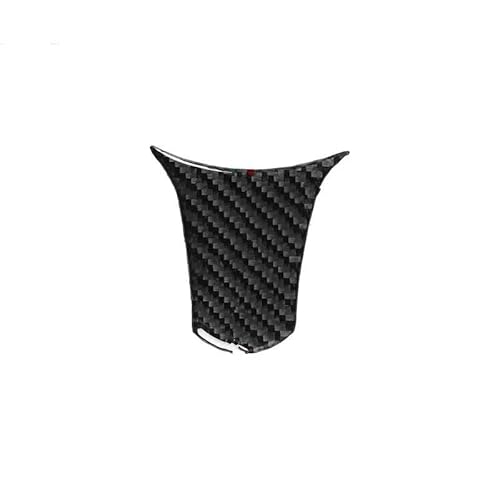 Zentrale Dashboard Dekoration Für Alfa Für Romeo 159 2005-2024 Carbon Fiber Lenkrad Panel Auto Innen Zubehör Dekorative Aufkleber Lenkrad Abdeckung Aufkleber(B black) von SQTGJJJ