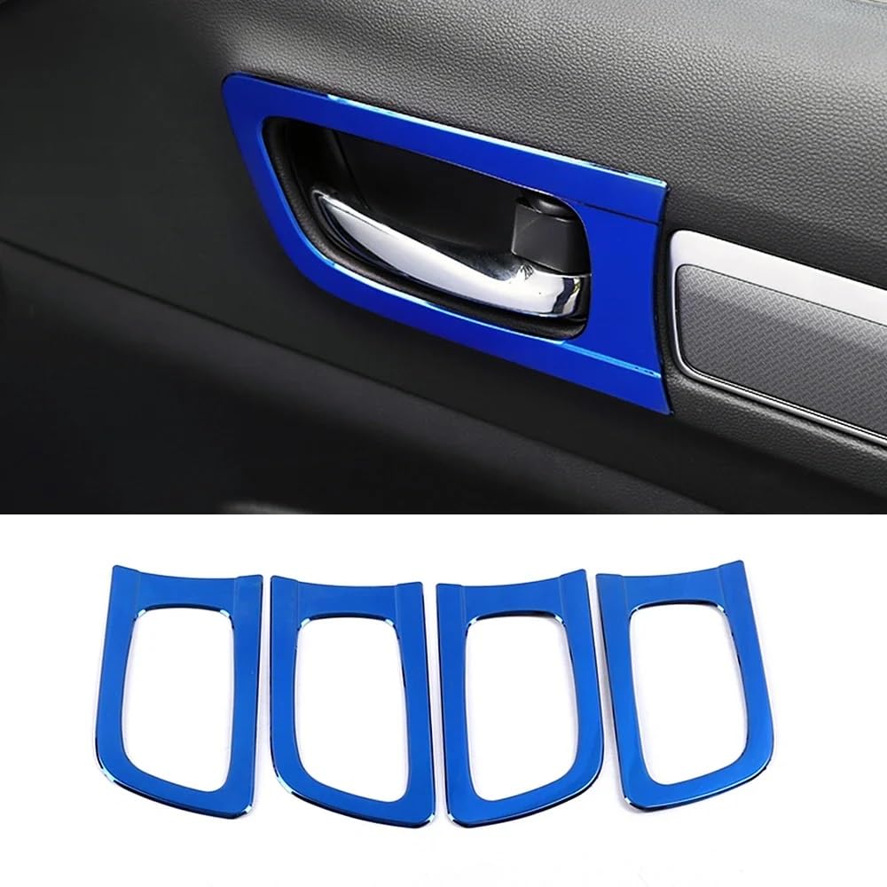 Zentrale Dashboard Dekoration Für Koleos 2017-2020 Blaue Farbe Edelstahl Center Console Dashboard Schutzrahmen Abdeckung Trim Für Samsung QM6 Lenkrad Abdeckung Aufkleber(Style I) von SQTGJJJ