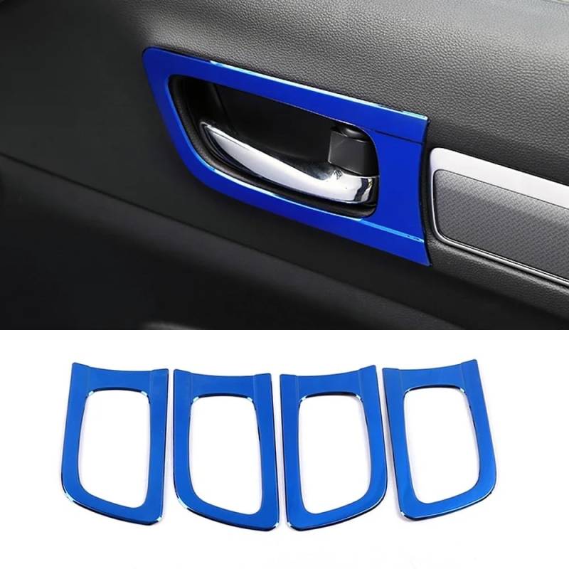 Zentrale Dashboard Dekoration Für Koleos 2017-2020 Blaue Farbe Edelstahl Center Console Dashboard Schutzrahmen Abdeckung Trim Für Samsung QM6 Lenkrad Abdeckung Aufkleber(Style I) von SQTGJJJ
