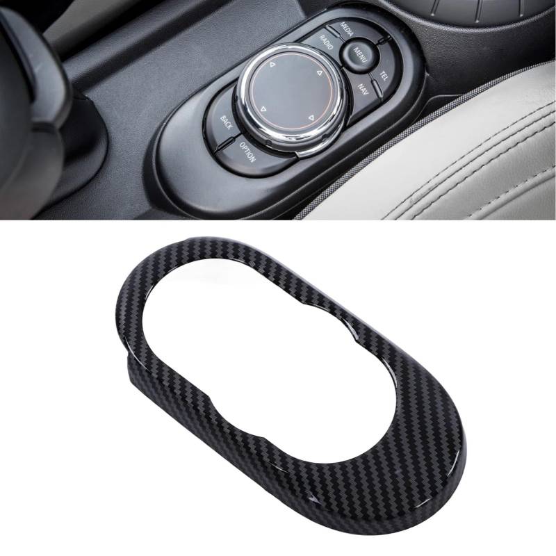 Zentrale Dashboard Dekoration Für Mini Für Cooper F55 F56 F57 Auto-Innenaufkleber A/C Luftauslassknopf Schalthebel Armaturenbrett Mittelkonsole Panel Lenkrad Abdeckung Aufkleber(G) von SQTGJJJ