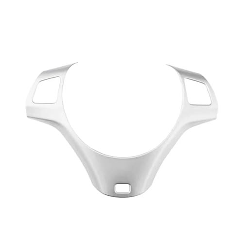 Zentrale Dashboard Dekoration Lenkrad Panel Dekoration Abdeckung Aufkleber für 1 3 Serie E90 E92 E93 2005-2012 E82 E87 2004-2011 X1 E84 Lenkrad Abdeckung Aufkleber(Silber) von SQTGJJJ
