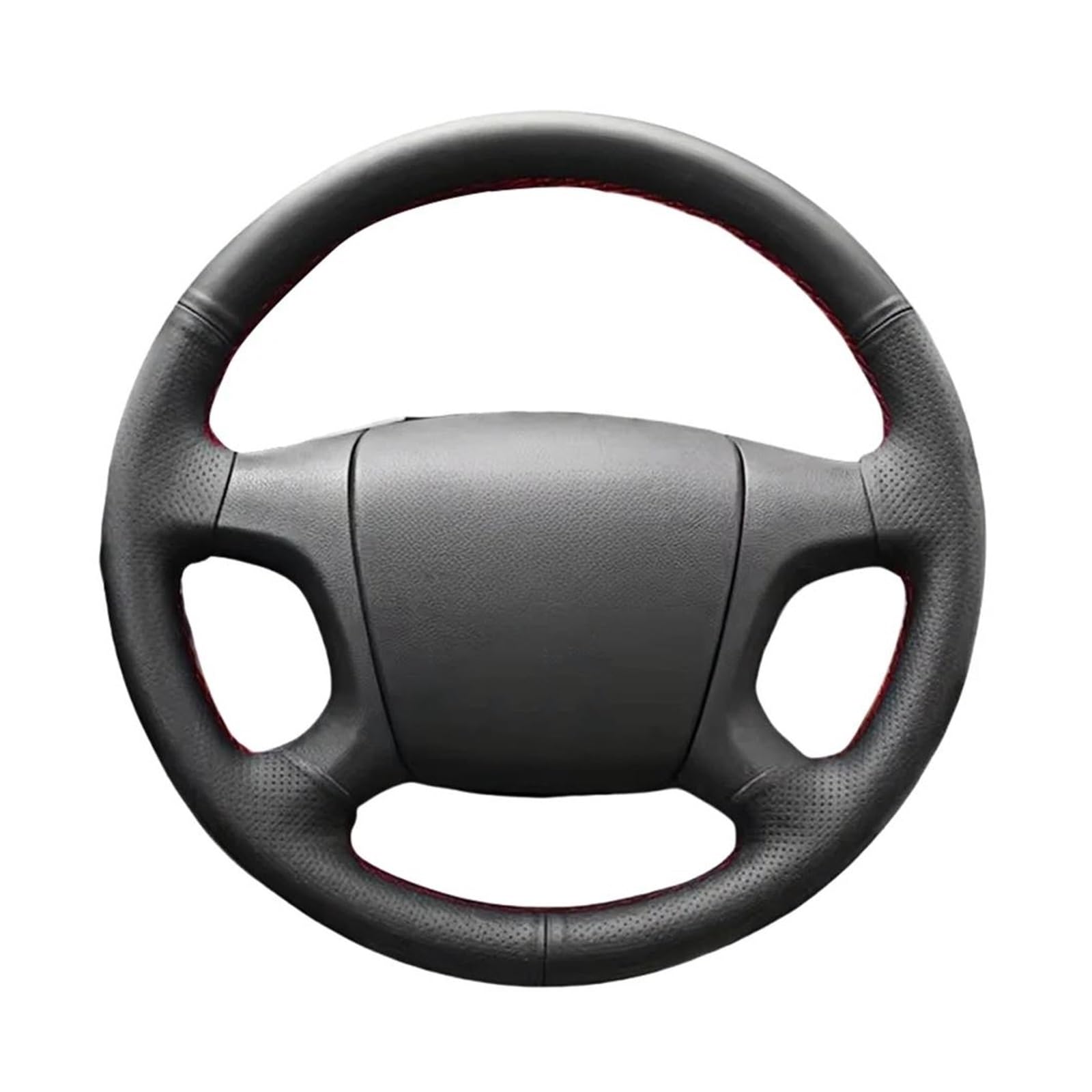 Lenkradbezug Schwarze DIY-Auto-Lenkrad-Geflechtabdeckung für Skoda für Octavia für Fabia für Superb für Roomster 2006 2007 2008 Auto-Innenausstattung Auto Lenkradabdeckung(Schwarz) von SQYHGJ
