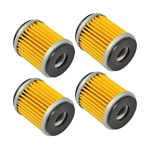 4-teilige Motorrad-Ölfilter for Y-m-h CZD300 A X-Max 300 2017–2021 MWD300 2020–2021 Austausch von Zubehör von SRGDRR