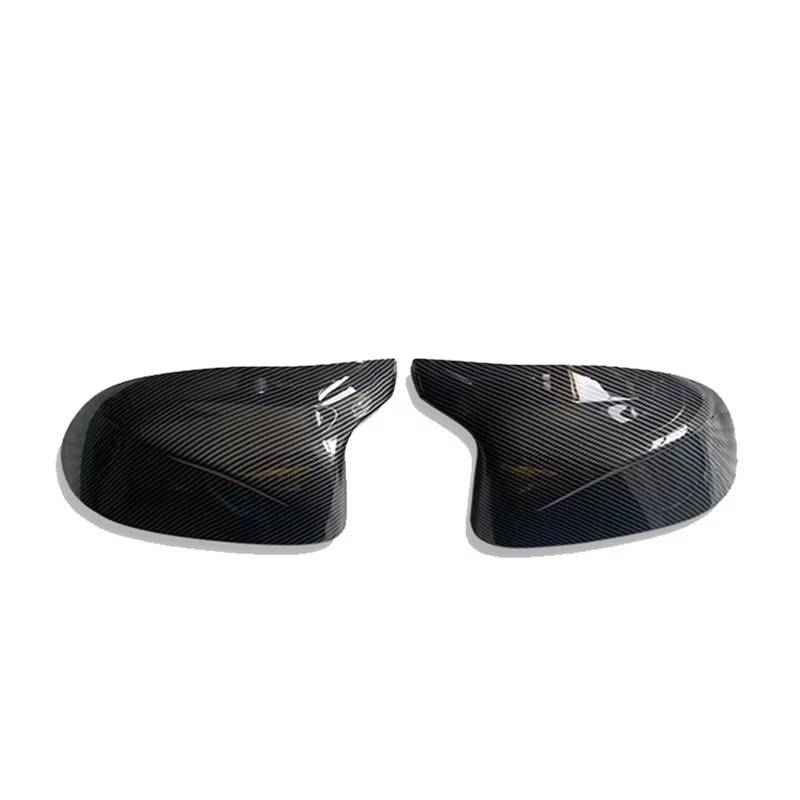 Außenspiegel für Passend für BMW X3 X4 X5 X6 2014 2015 2016 2017 2018 Rückspiegelabdeckung F25 F26 F15 F16. Seitenspiegelgehäuse(1 set Carbon pattern) von SRKATI