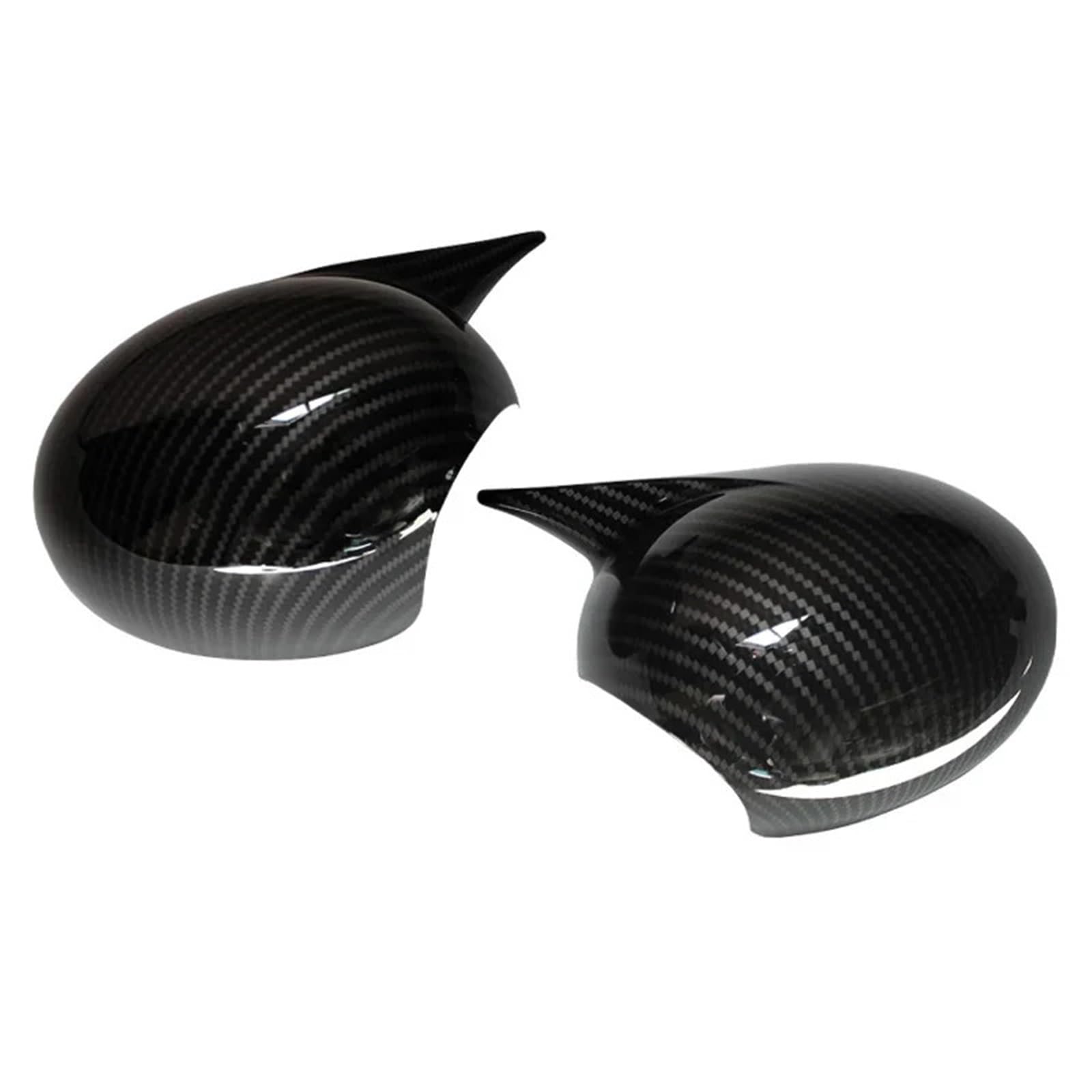 Außenspiegel für Passend für Mini Cooper R50 R52 R53, 2 Stück Abdeckkappen für die Rückspiegel. Seitenspiegelgehäuse(Gloss Black) von SRKATI