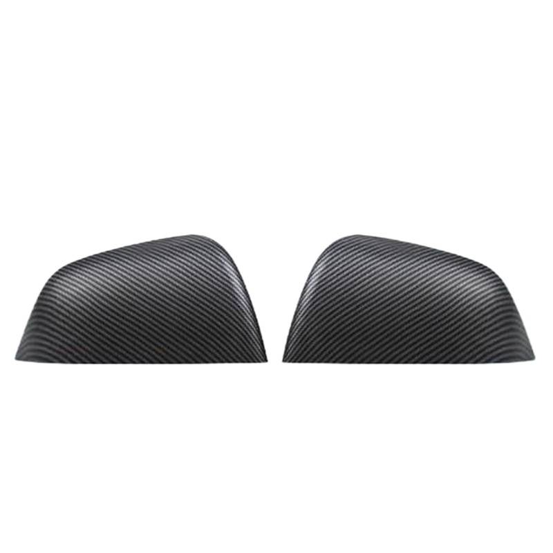 Außenspiegel für Passend für Tesla Model 3 Highland, passend für Model Y, ABS-Rückspiegel, dekorative Schale aus Kohlefaser. Seitenspiegelgehäuse(Y Matte Carbon) von SRKATI
