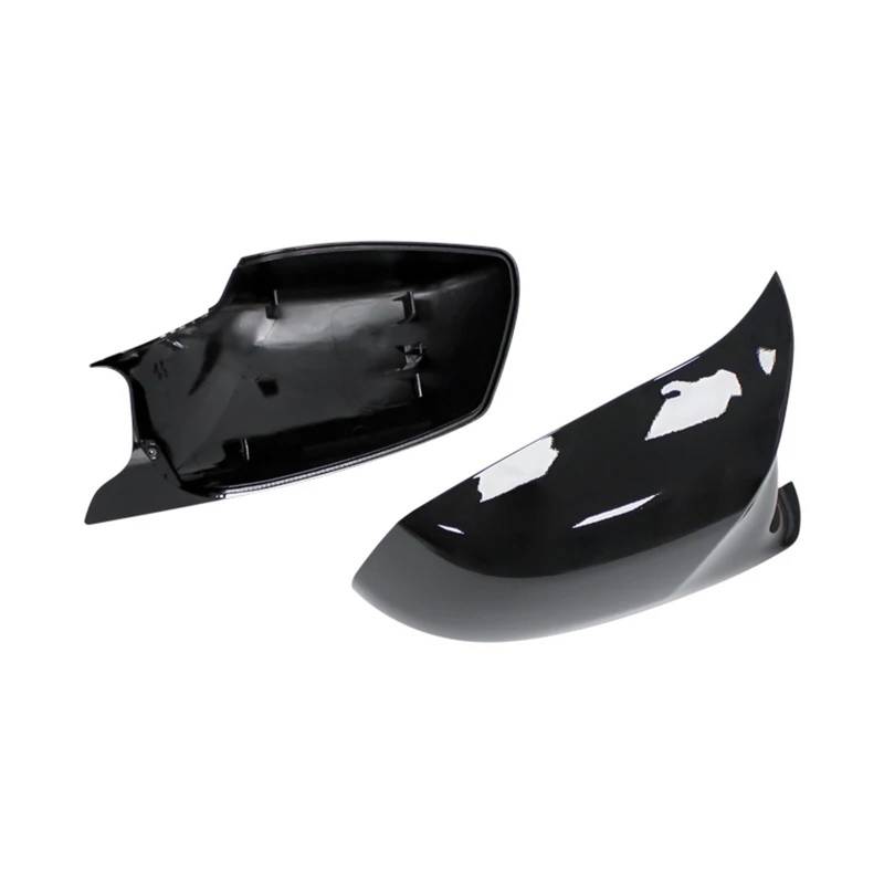Außenspiegel für Rückspiegelkappe passend für BMW 5er F10 F11 F18 Pre-LCI 2010–2013 Seitenspiegelgehäuse(Bright black) von SRKATI