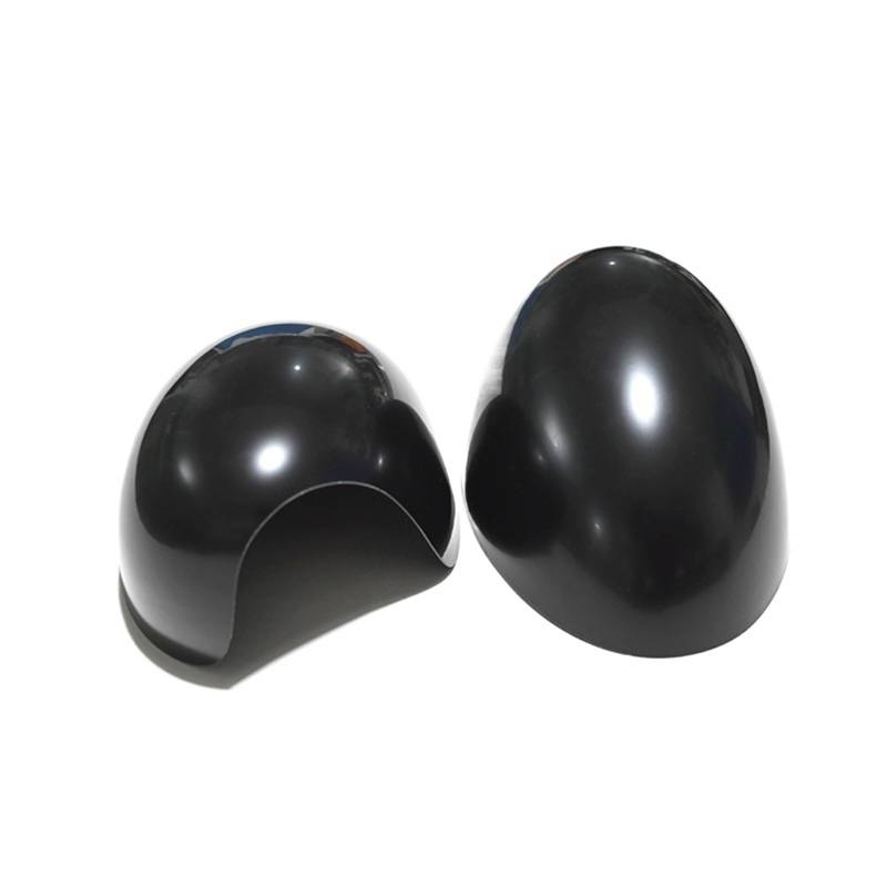 Außenspiegel für Tür-Rückspiegelabdeckungen, Aufkleber, Auto-Styling-Dekoration, passend für Mini Cooper One S JCW F56 F55 2014–2019. Seitenspiegelgehäuse(Black) von SRKATI