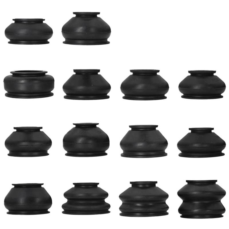 Führungsgelenk 14x Multipack Universal Auto Suspension Lenkung Kugelgelenk Gummi Staub Boot Abdeckung Kugelgelenke von SRKATI