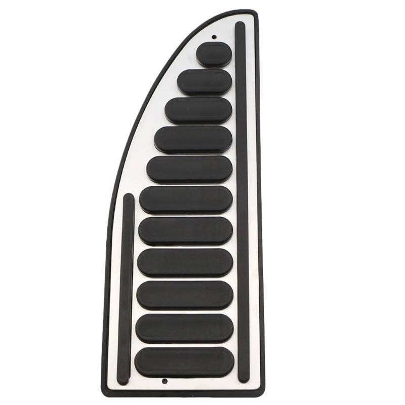 Fußablage Platte Passend für Ford Focus Fiesta Mondeo Escape S-Max C-Max. Passend für Jeep Compass 17–20 Trittbrett. Pedale(Black) von SRKATI