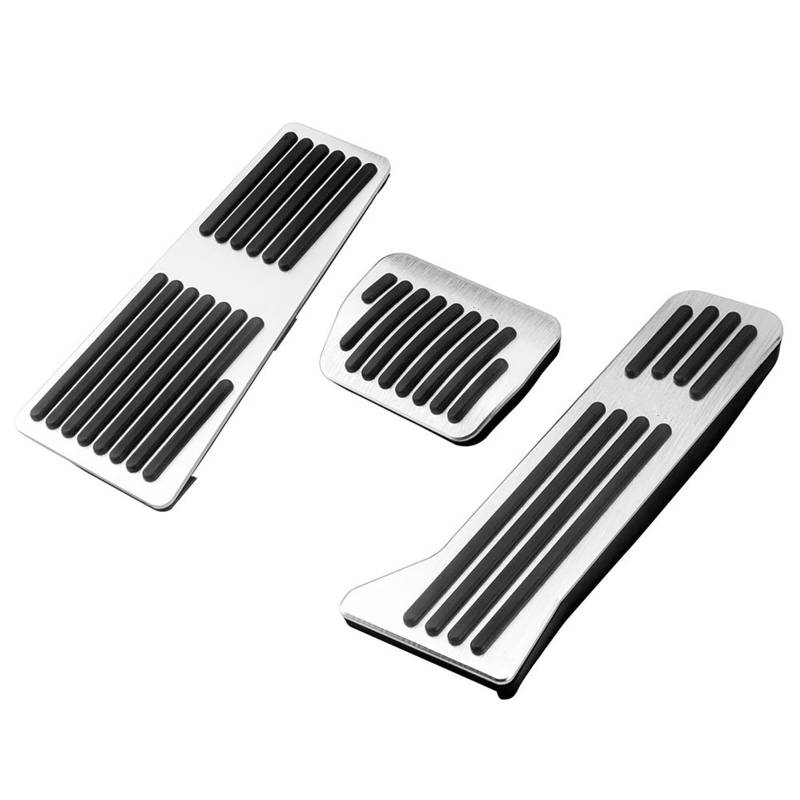 Fußablage Platte Passend für Mazda 2 3 BM 6 GJ CX-5 CX5 CX 5 CX3 CX8 CX9 2012–2019 2020 2021 2022 2023 2024 Auto-Pedalabdeckung Pedale(LHD AT 3pcs) von SRKATI
