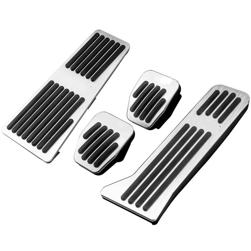 Fußablage Platte Passend für Mazda 2 3 BM 6 GJ CX-5 CX5 CX 5 CX3 CX8 CX9 2012–2019 2020 2021 2022 2023 2024 Auto-Pedalabdeckung Pedale(LHD MT 4pcs) von SRKATI