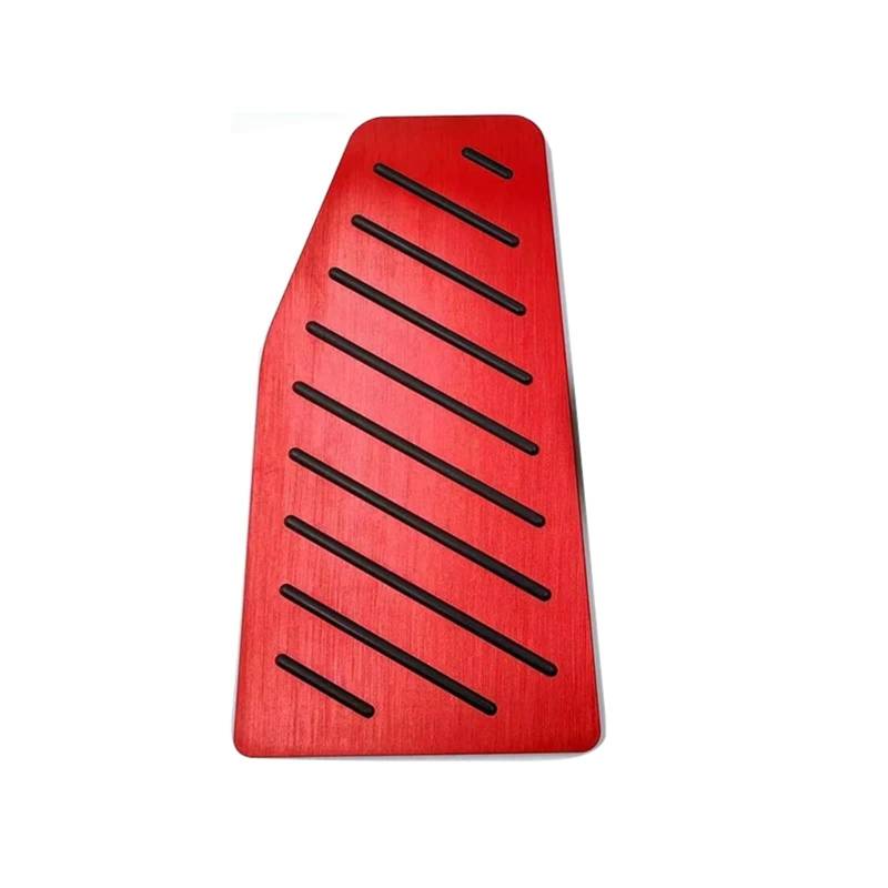 Fußablage Platte Passend für Toyota RAV4 XA50 Hybrid 2019 2020 2021 2022 2023 2024 Auto-Gas-Bremspedal-Pedalabdeckung Pedale(Footrest Red) von SRKATI