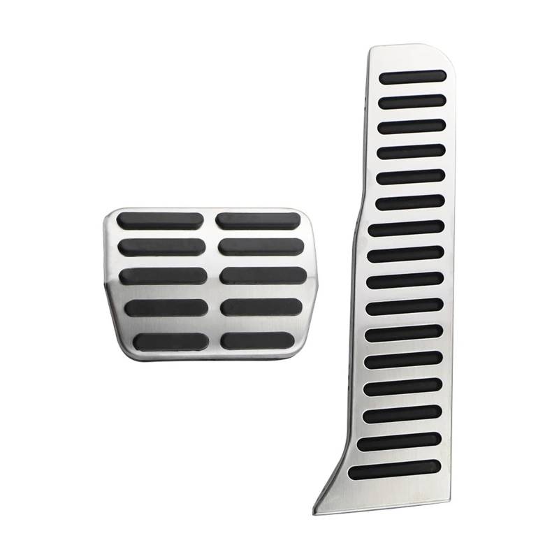 Fußablage Platte Passend für Volkswagen Golf 5 6 MK5 MK6 Scirocco CC Passat B6 B7 Shara Tiguan Passend für Jetta Mk6 Touran Vento Kaninchen-Autopedal Pedale(AT 2pcs) von SRKATI