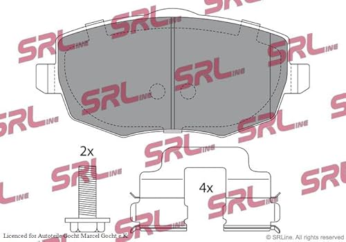 Bremsklötze Scheibenbremse Bremsbeläge Satz System Trw Vorne Links oder Rechts Kompatibel mit Lancia Ypsilon 843 03-11 von Autoteile Gocht