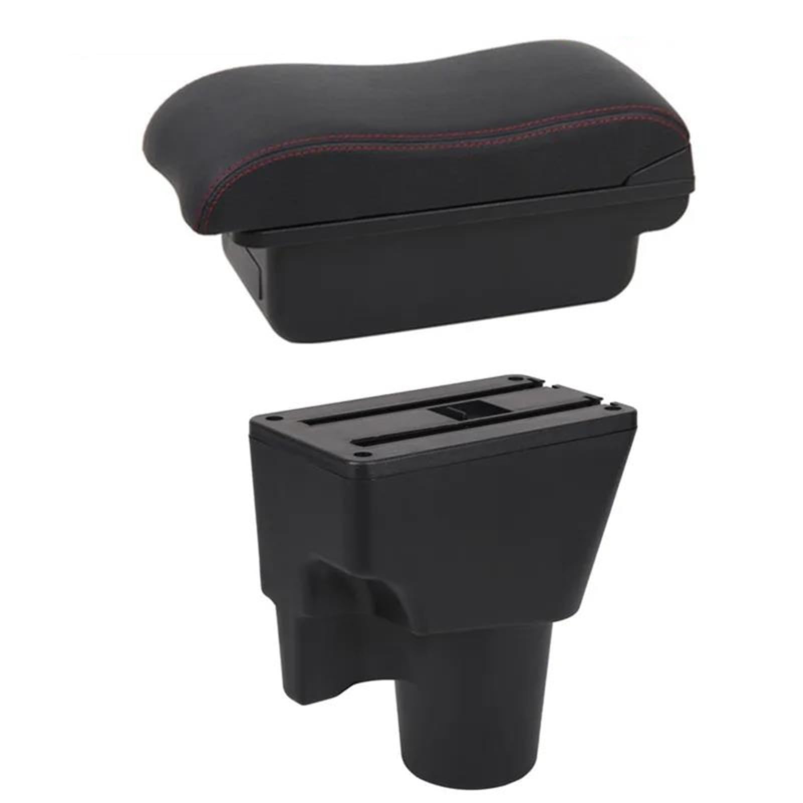 Auto Mittelkonsole Für KIA Für Picanto Armlehnenbox Zentrale Speicherinhaltsbox Mit Getränkehalterprodukten Innenraum Auto-Styling Mittelarmkonsole(Style B5) von SRQORT