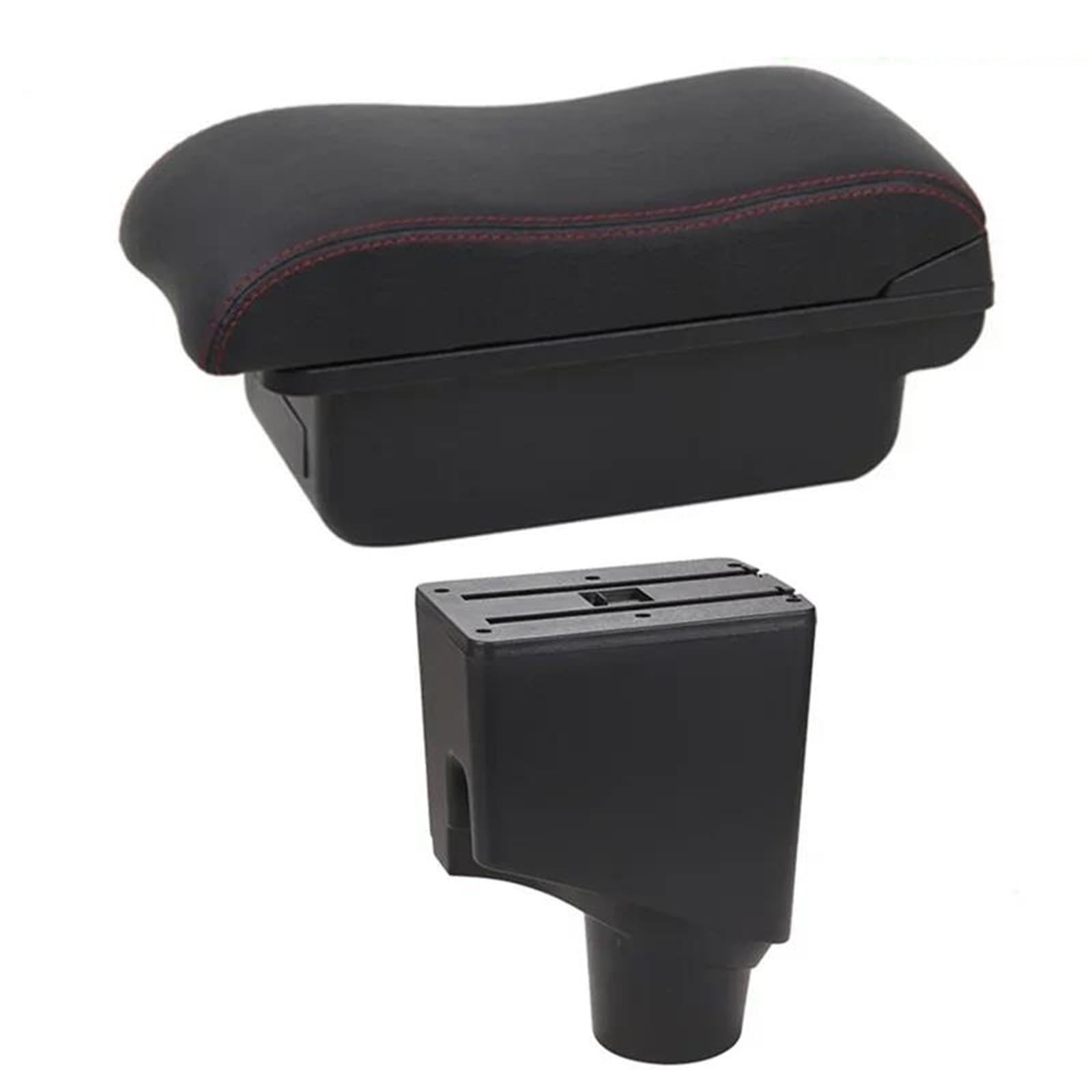 Auto Mittelkonsole Für Toyota Für Yaris 2015-2021 Auto Armlehne Box Central Console Storage Modifikation Box USB Zubehör Mittelarmkonsole(Style B5) von SRQORT