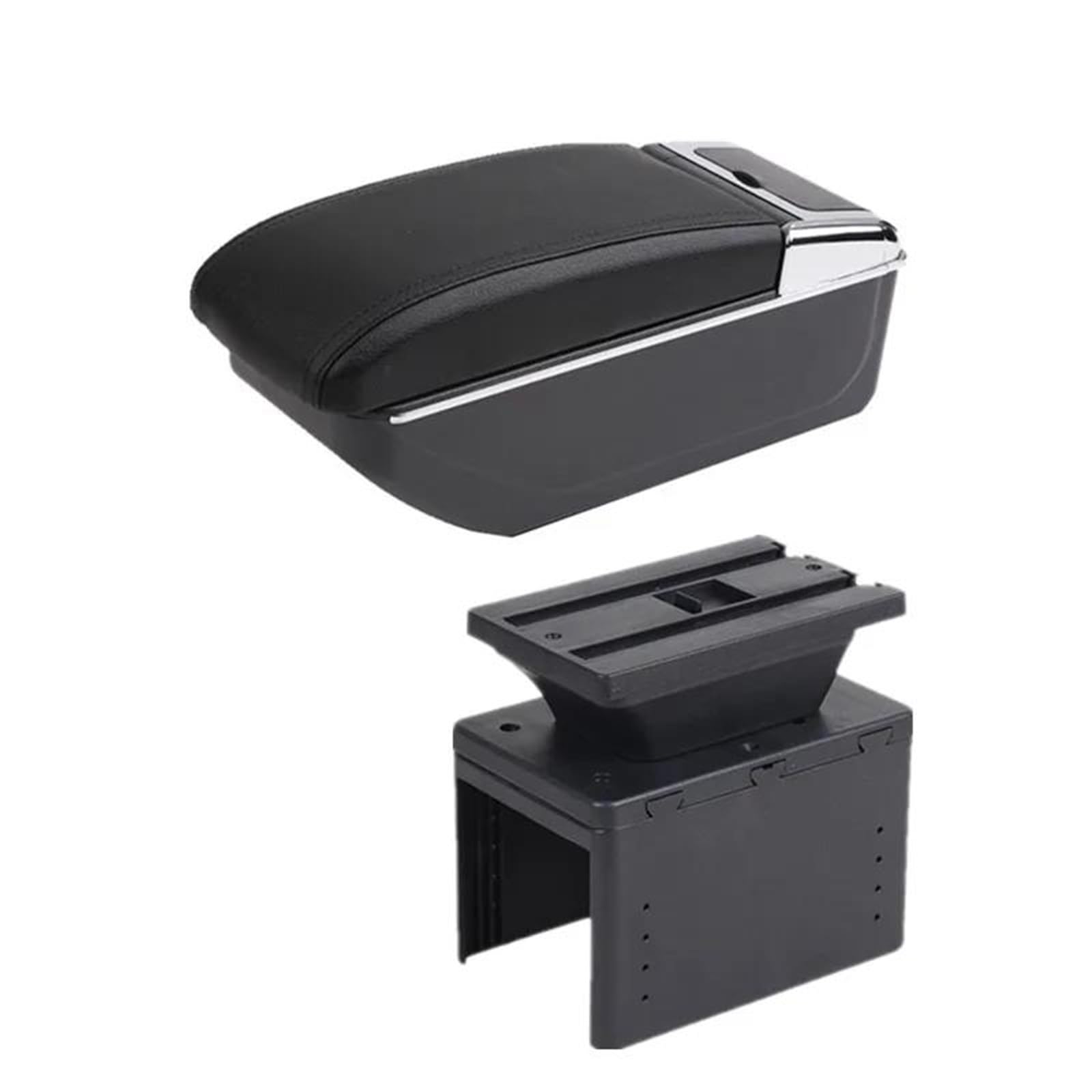 Auto Mittelkonsole Universal Auto Armlehne Box Zentrale Universal Modell Armlehne Box Auto Lagerung Box Unterstützung Arm Innen Mittelarmkonsole(Style B1) von SRQORT