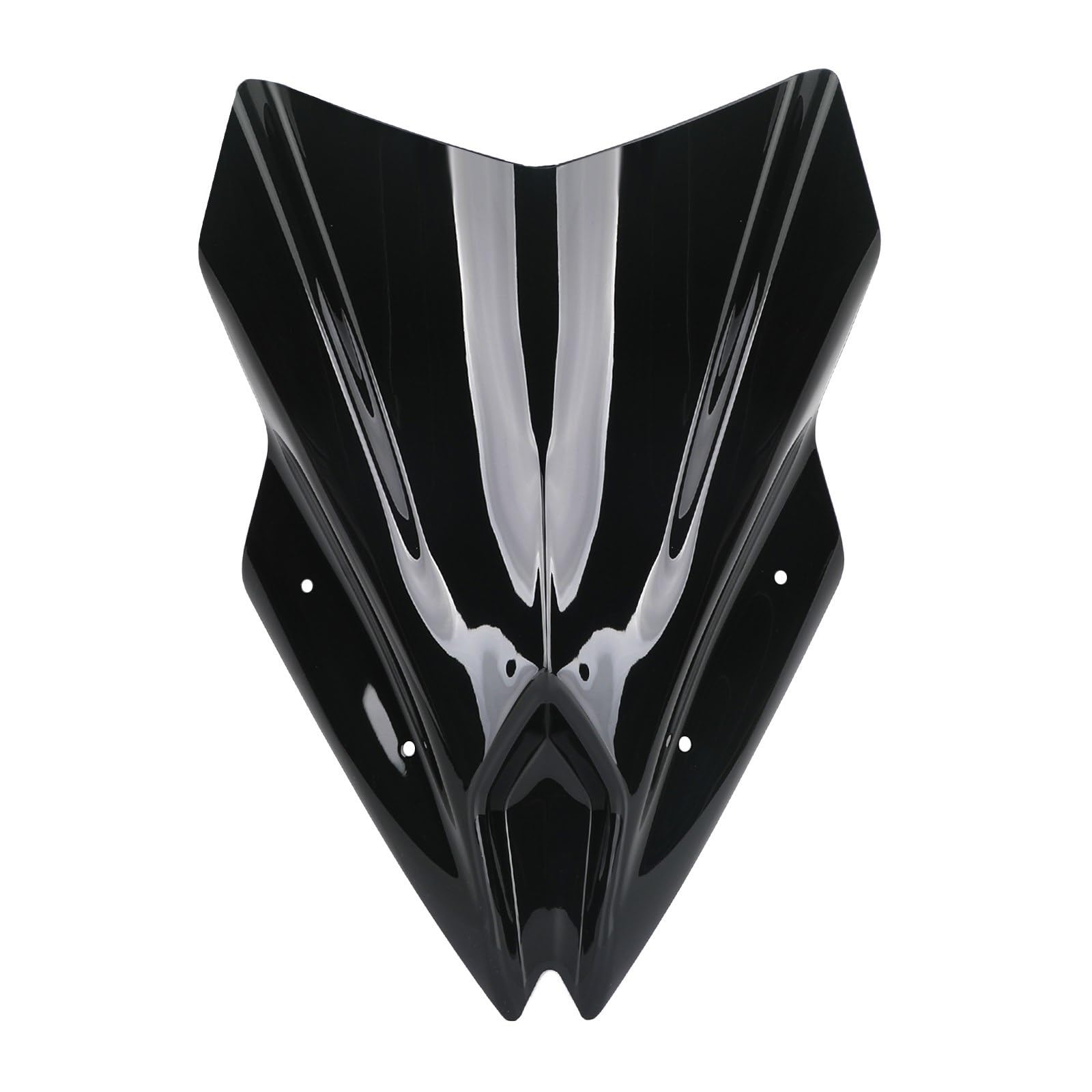Windschild Spoiler ABS Motorrad Windschutzscheibe Windschutzscheibe Für Kawasaki Für Ninja 650 2017–2019(Schwarz) von SRQORT