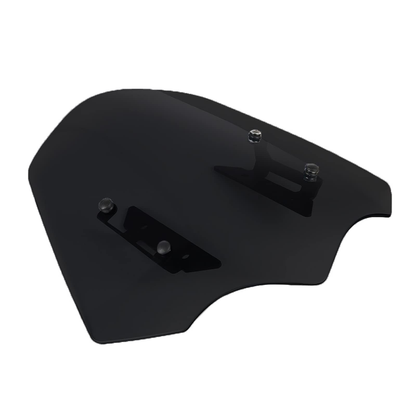 Windschild Spoiler Für Rocket 3 3R GT 2020 2021 2022 Windschutzscheibe Motorrad Mit Halterung Formteile(Schwarz) von SRQORT