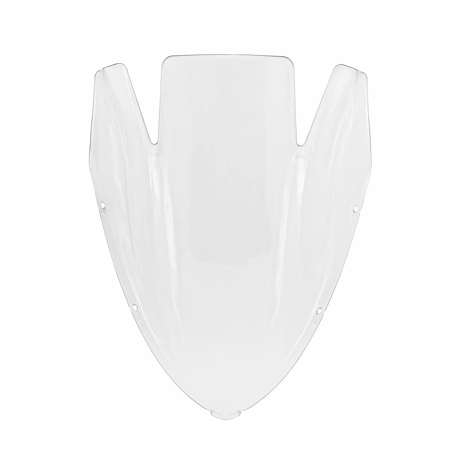 Windschild Spoiler Motorrad Double Bubble Windschutzscheibe Für Kawasaki Für Ninja Für 650R 2006–2008(Transparent) von SRQORT